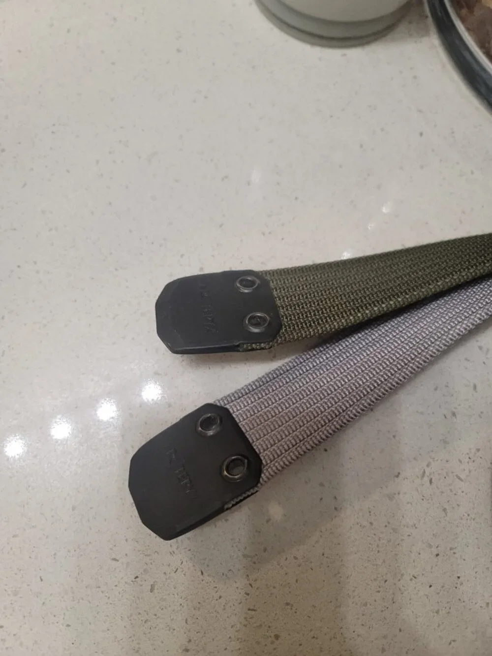 Arcteryx Conveyer Belt Nylon Webbing Hiking Tactical (2) Large Gray / Green